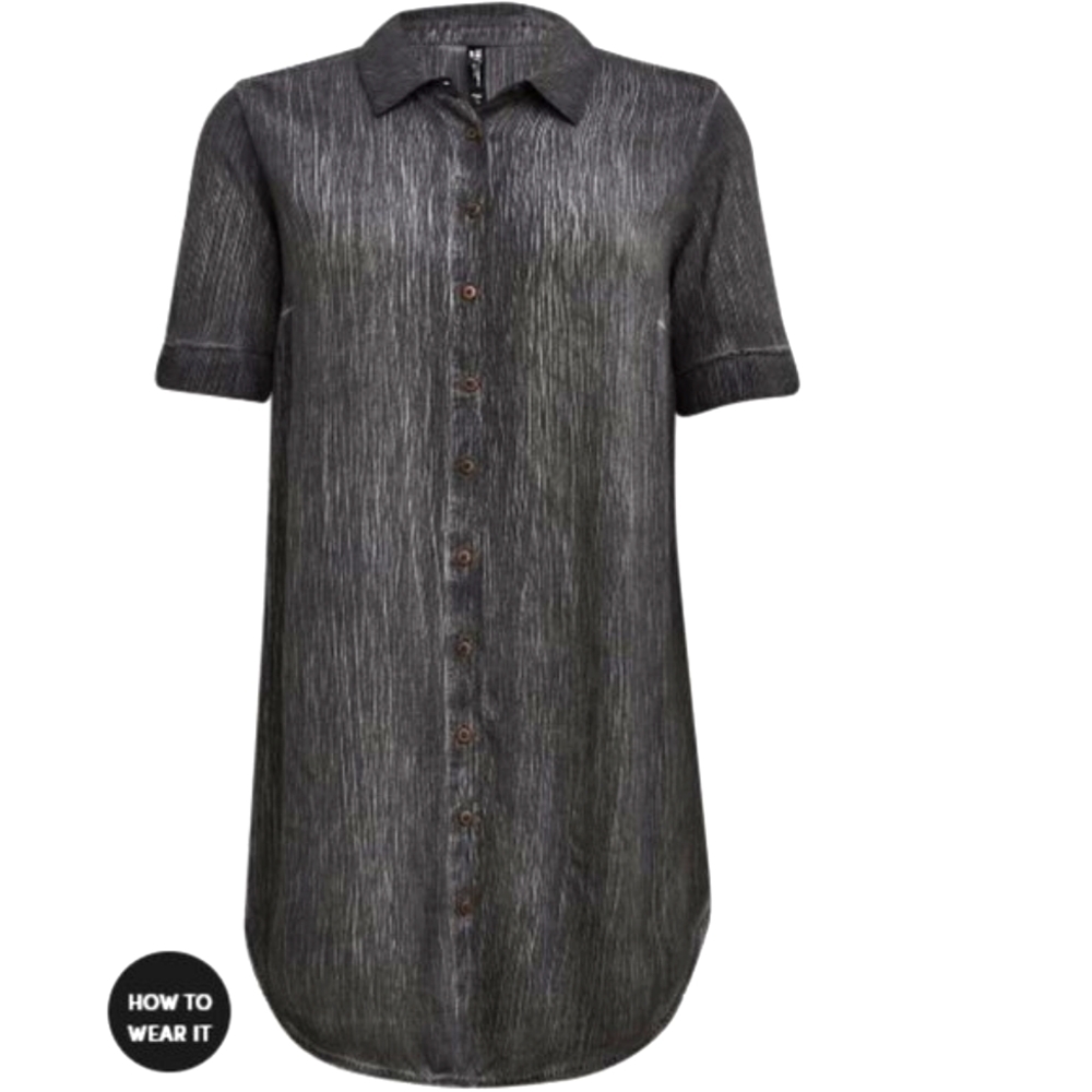 ❤️NWT TORRID SWIM COVER MACHINE WASHABLE GAUZE BUTTON UP COVER-UP DRESS - Picture 8 of 11